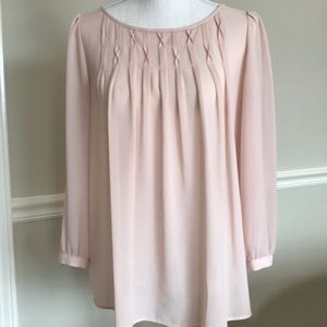 LOFT - sheer, dressy swing blouse. EUC!